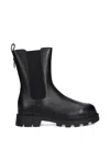 Blauer Kimmel Lug-sole Pull-tab Chelsea Boots In Black