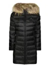Blauer Kristin Long Hooded Jacket In Black