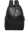 Blauer Leather Backpack In Nero