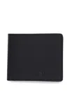 Blauer Leather Bi-fold Wallet In Black
