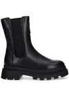 Blauer Leather Boots In Black