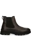 Blauer Leather Boots In Brown