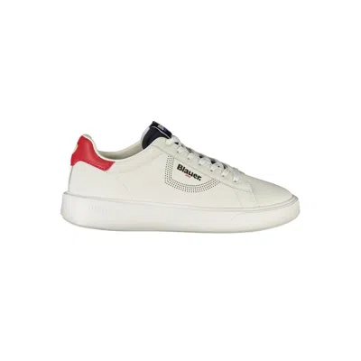 Blauer Leather Men Men's Sneaker In White
