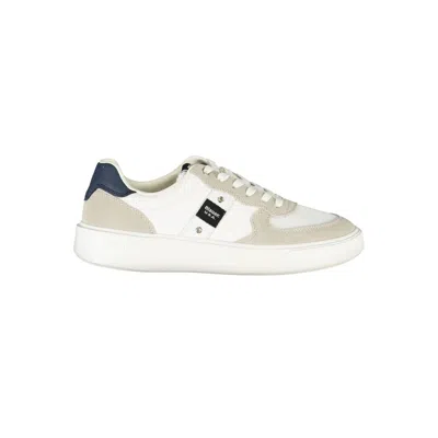 Blauer Leather Men Men's Sneaker In White