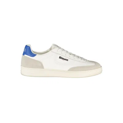 Blauer Leather Men Men's Sneaker In White