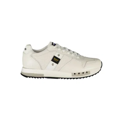 Blauer Leather Men Men's Sneaker In White