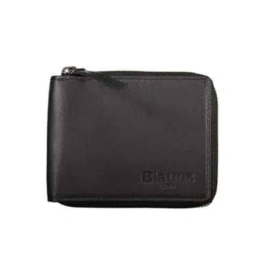 Blauer Leather Men's Wallet In Black