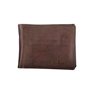 Blauer Leather Men's Wallet In Brown