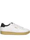 Blauer White Leather Men Sneaker In White