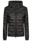Blauer Lightweight Puffer Jacket With Horizontal Wave Stitching In Multi