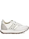 Blauer Logo-detail Leather Sneakers In White