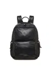 Blauer Logo-detailed Backpack In Black