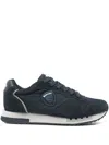 Blauer Logo-patch Low-top Sneakers In Multi
