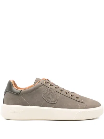 Blauer Logo-patch Low-top Sneakers In Multi