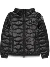 Blauer Logo-patch Puffer Jacket In Black