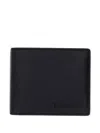 Blauer Logo-debossed Bi-fold Wallet In Black