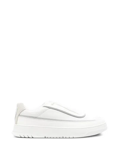 Blauer Logo-detail Leather Sneakers In Red