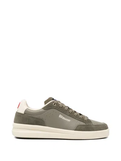 Blauer Logo-embroidered Sneakers In Multi
