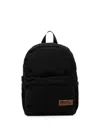 Blauer Logo-patch Backpack In Black