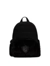 Blauer Logo-patch Backpack In Blue