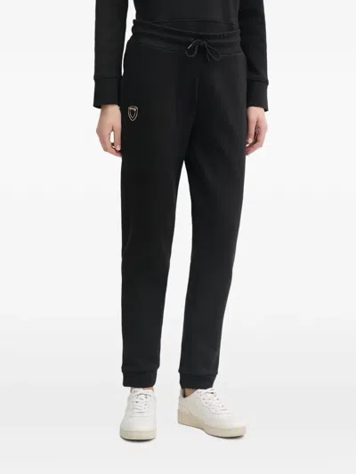 Blauer Logo-patch Drawstring Track Pants In Black