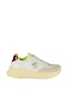 Blauer Logo-patch Mesh-panel Sneakers In Neutral