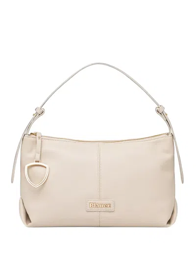 Blauer Logo-patch Shoulder Bag In Pink