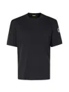 Blauer Logo-patch T-shirt In Black