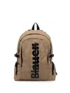 Blauer Logo-print Backpack In Brown