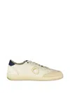Blauer White Polyester Sneaker In White