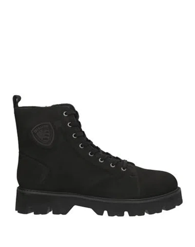 Blauer . Man Ankle Boots Black Size 9 Leather