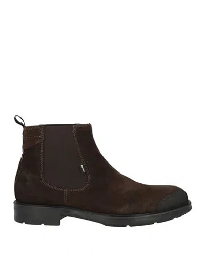 Blauer Man Ankle Boots Dark Brown Size 7.5 Leather