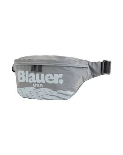 Blauer . Man Belt Bag Silver Size - Textile Fibers