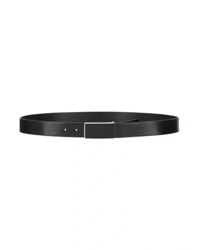Blauer . Man Belt Black Size 42 Leather