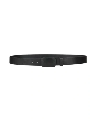 Blauer . Man Belt Black Size 43 Leather