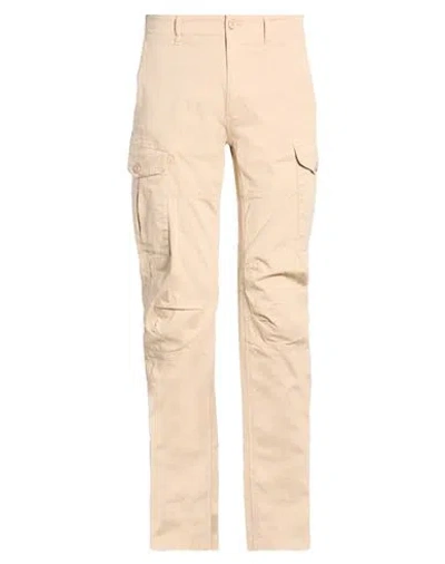 Blauer . Man Pants Beige Size 30 Cotton, Elastane In Neutral