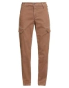 Blauer . Man Pants Brown Size 32 Cotton, Viscose, Elastane