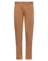 Blauer . Man Pants Camel Size 31 Cotton, Elastane