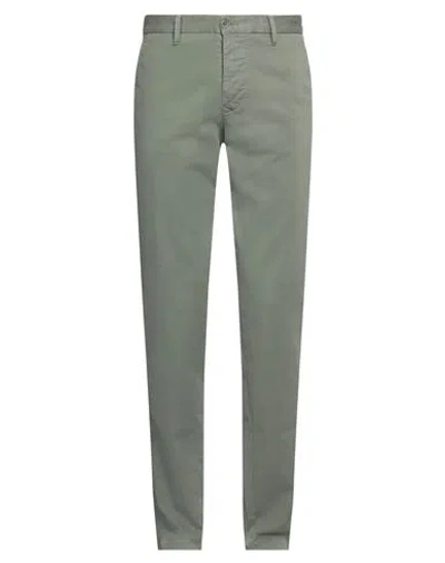 Blauer . Man Pants Military Green Size 32 Cotton, Elastane