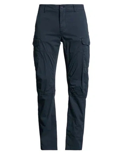 Blauer . Man Pants Navy Size 32 Cotton, Elastane In Blue
