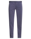 Blauer . Man Pants Purple Size 32 Cotton, Elastane