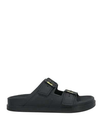 Blauer Man Sandals Black Size 7-8 Rubber