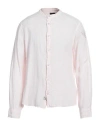 Blauer Man Shirt Light Pink Size Xxl Linen