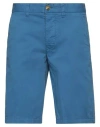 Blauer . Man Shorts & Bermuda Shorts Azure Size 29 Cotton, Elastane In Blue