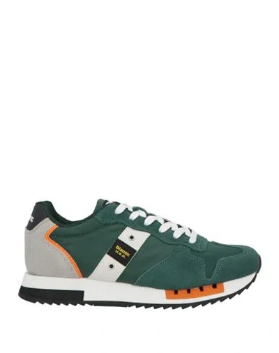 Blauer Man Sneakers Green Size 7.5 Leather