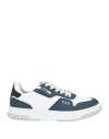 Blauer Man Sneakers Navy Size 11.5 Leather In Navy
