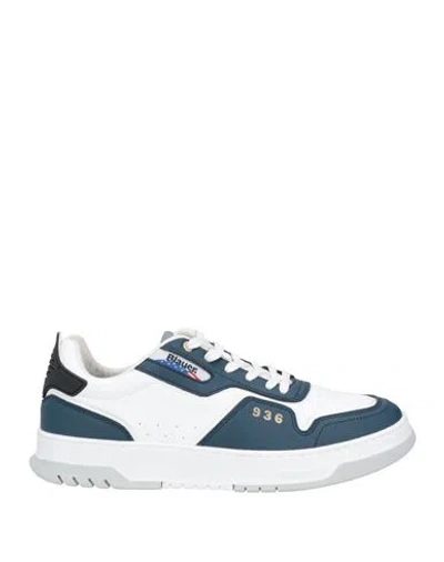 Blauer Man Sneakers Navy Size 11.5 Leather
