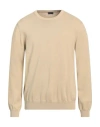 Blauer Man Sweater Beige Size 3xl Cotton In Neutral