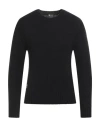 Blauer Man Sweater Black Size M Wool, Polyamide, Polyester