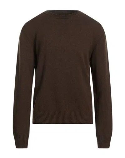 Blauer . Man Sweater Brown Size Xl Wool, Polyamide